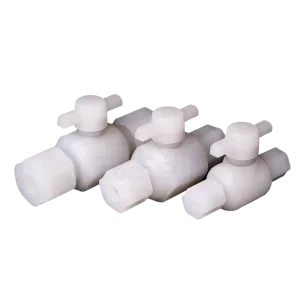 PVDF Corrosion Resistant Nitric Acid Chemical Industry Hose Joint Ball Valve