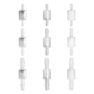 PVDF Food Grade PP Spring Check Valves SUS316 Ball Valve Fittings Hose Connect Mini Plastic Check Valve 1 8″ 3 16″ 1 4″