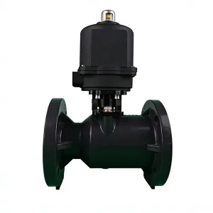 PVDF PPH CPVC Corrosion-Resistant True Union Double-Block Acid Liquid Control Electric Actuated Ball Valve OEM for Food and Pharmaceutical Applications
