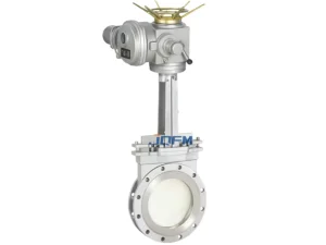 PZ973 Electric Knife Gate Valve Industrial Motorized Slurry Valve OEM Factory China