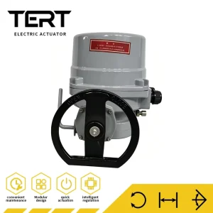 Part-Turn 90-Degree Electric Actuator 40-2500Nm Torque 45s Travel Time for Petrochemical Applications