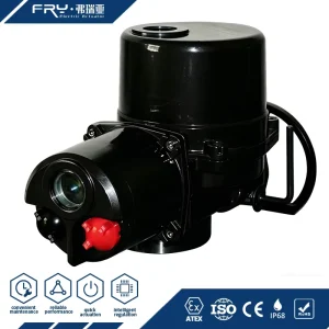 Part Turn Electric Valve Actuator High Torque Ip67 Waterproof For Ball Butterfly Plug Valve Oil Chemical Water Treatment