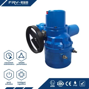 Part Turn Electric Valve Actuator Model High Starting Torque Motor Small DC4-20mA Position Water