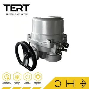 Part-Turn Electric Valve Actuator On-Off Type Built-In Overheat Protection AC220V AC380V 50Hz DC24V for Water Treatment