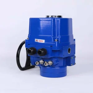Part Turn Motor Operated Rotary Electric Actuator for Ball Valve Open Close Duty 220V 380VAC Industrial Use