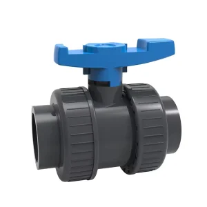 Plastic Ball Valve Competitive Price High Quality Grey Body PVC Single Double Union Ball Valve