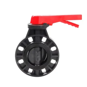 Plastic Butterfly Valve 2″ 3″ 4″ Handle Control for Chemical Corrosive Liquid