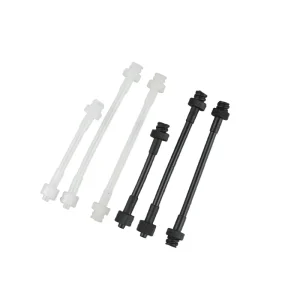 Plastic Luer Adapter Needle Extension Tube for Syringe Dispensing and Drainage with Connecting Tube Pneumatic Valve Accessory