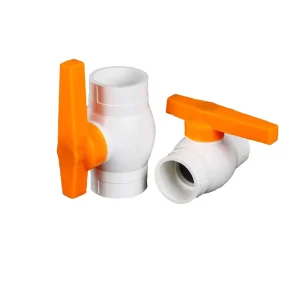 Plastic PVC Water Ball Valve Manual Plastic ABS Ro PP Handle