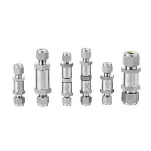 Plastic Pneumatic Check Valve WQ001 for Gas 1 1/4 NPTF Port Size