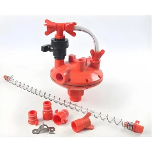 Plastic Poultry Chicken Water Pump Valve Flow Regulator for Animal Drinkers in Chicken Farm Nipple Drinking Line System