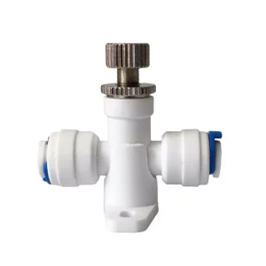 Plastic Push-in-Connect Straight Needle Valve 1/4 Inch