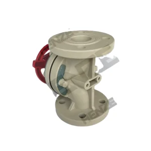 Plastic UPVC CPVC PPH PVDF FRPP Plastic Flanged Diaphragm Valve