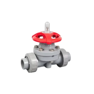 Plastic UPVC CPVC PPH PVDF FRPP Socket Diaphragm Valve