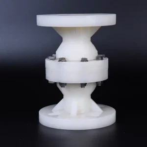 Plastic UPVC PPH Corrosion Resistant Nitric Acid Pvdf PN16 Dn40 No Return Flange Lift Check Valve