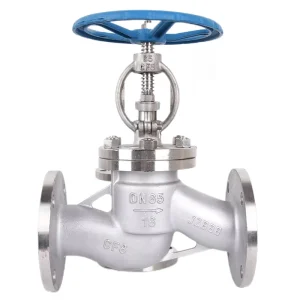 Plug Type Manual Stainless Steel Globe Valve Through Type Industrial Flange Shutoff Valve