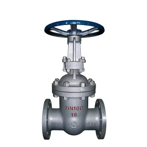 Plug type Cast Steel Gate Valve with Manual Lifting Standard Flange Connection