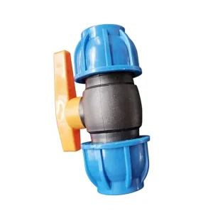 Plumbing Fittings HDPE100 Injection Molded Quick Connect Ball Valve Polished Corrosion Chemical Resistant 1.6PN Pressure Model