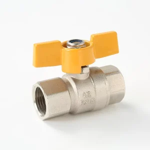 Plumbing Materials Brass Female Lockable Ball Valve Water Ball Valve