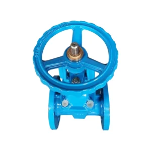 Pn10 Pn16 Metal Gate Valve Manual Power DN150 with Resilient Seated
