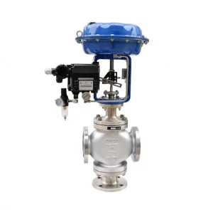 Electric Gas Rugged Flanged-End Fire-Safe Design High-Temperature Stainless Steel Control Valve
