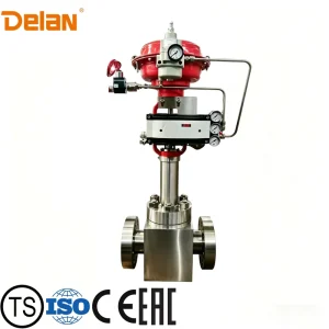 Pneumatic Actuated Control Valve Equipped with Smart Positioner Industrial Flow Regulating Valve