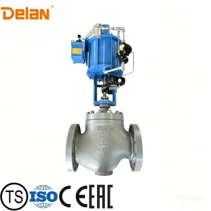 Pneumatic Actuated Control Valve High Precision Industrial Flow Regulating Valve