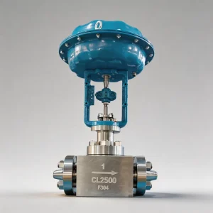 Pneumatic Actuated High Pressure Flow Control Valve Threaded Forged Steel with Limit Switch and Solenoid Valve ASME OEM Supplier