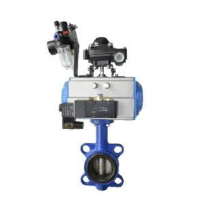 Pneumatic Actuated Wafer Type Butterfly Valve