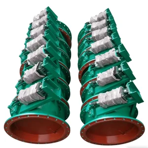 Pneumatic Actuated Wafer Type Butterfly Valve for Industrial Pipelines and Ducts Handling Abrasive Particles