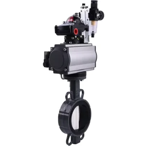 Pneumatic Actuator Carbon Steel Butterfly Valve for Water Flow Control