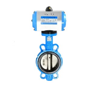 Pneumatic Butterfly Valve High Performance Disc Type Explosion Proof