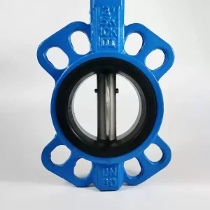 Pneumatic Control Butterfly Valve Wafer Type With EPDM Seat for Water Flow