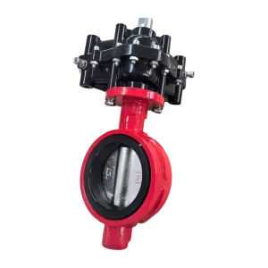 Pneumatic Control Single Acting Wafer Butterfly Valve Automatic Discharge Valve Alternative to Gate Valve & Ball Valve