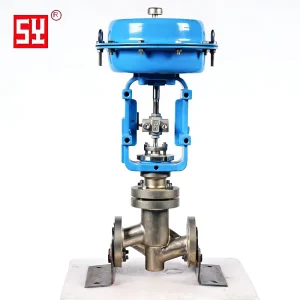 Pneumatic Control Valve 150LB PN10/16 Pneumatic/Electric Regulating Control Valve For Chemical/Steel