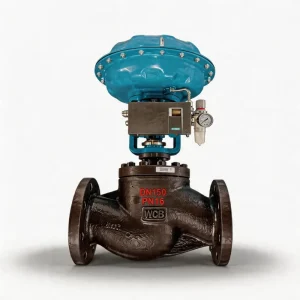 Pneumatic Control Valve with 4 20ma Positioner for Gas Flow Pressure Regulation High Temperature Industrial Carbon Steel