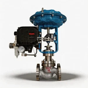 Pneumatic Diaphragm Control Valve with 4 20ma Positioner and Stainless Steel Cage for Water Temperature Control and Pressure CF8