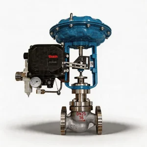 Pneumatic Diaphragm Control Valve with Electronic Smart Positioner and Stainless Steel Body for Oil Gas Flow Pressure Control