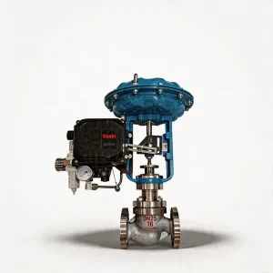 Pneumatic Diaphragm Control Valve with Proportional Positioner and Manual Actuator for Oil Flow Regulating and Steam Pressure