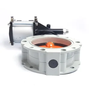 Pneumatic Dust Butterfly Valve Flange Type Butterfly Valve for Powder Dust Collection System