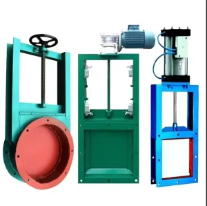 Pneumatic Electric Stainless Steel Manual Slide Gate Valve Control for Rainwater Sewage Discharge Unloading Square Gate Valves