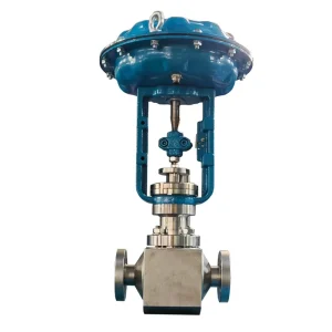 Pneumatic Flow Control Valve 2 way Pneumatic Actuated for Chilled Water and Steam Heating F304 Forged Stainless Steel