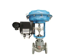 Pneumatic Flow Control Valve With Smart Digital Positioner RS485 for Water Treatment Plant Industrial Automatic Control