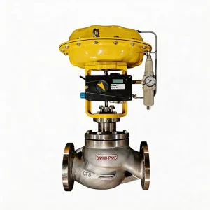 Pneumatic Gas Control Valve with Automatic Control System and High Precision Actuator for Industrial Automation