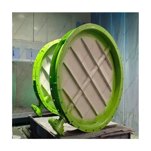 Pneumatic Gas High Temperature Air Damper Butterfly Valve Rapid Open Close for Industrial Exhaust System