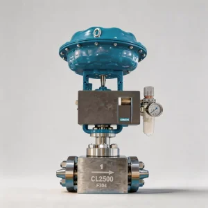 Pneumatic Globe Control Valve with Digital Smart Positioner Air Regulator for Steam Gas Oil High Pressure DN50 Water