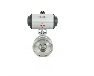 Pneumatic Hard Seated Flanged Butterfly Valve for General Application