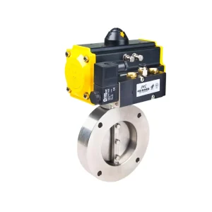 Pneumatic High Vacuum Butterfly Valve Stainless Steel DN15 DN100 OEM Customizable Factory Supply