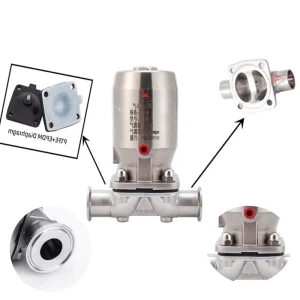 Pneumatic Hydraulic Sanitary Diaphragm Valve for Pharmaceutical Flow Control
