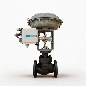 Pneumatic Industrial Control Valve with Diaphragm Actuator for Compressed Air Proportional Control 4 20ma DN25
